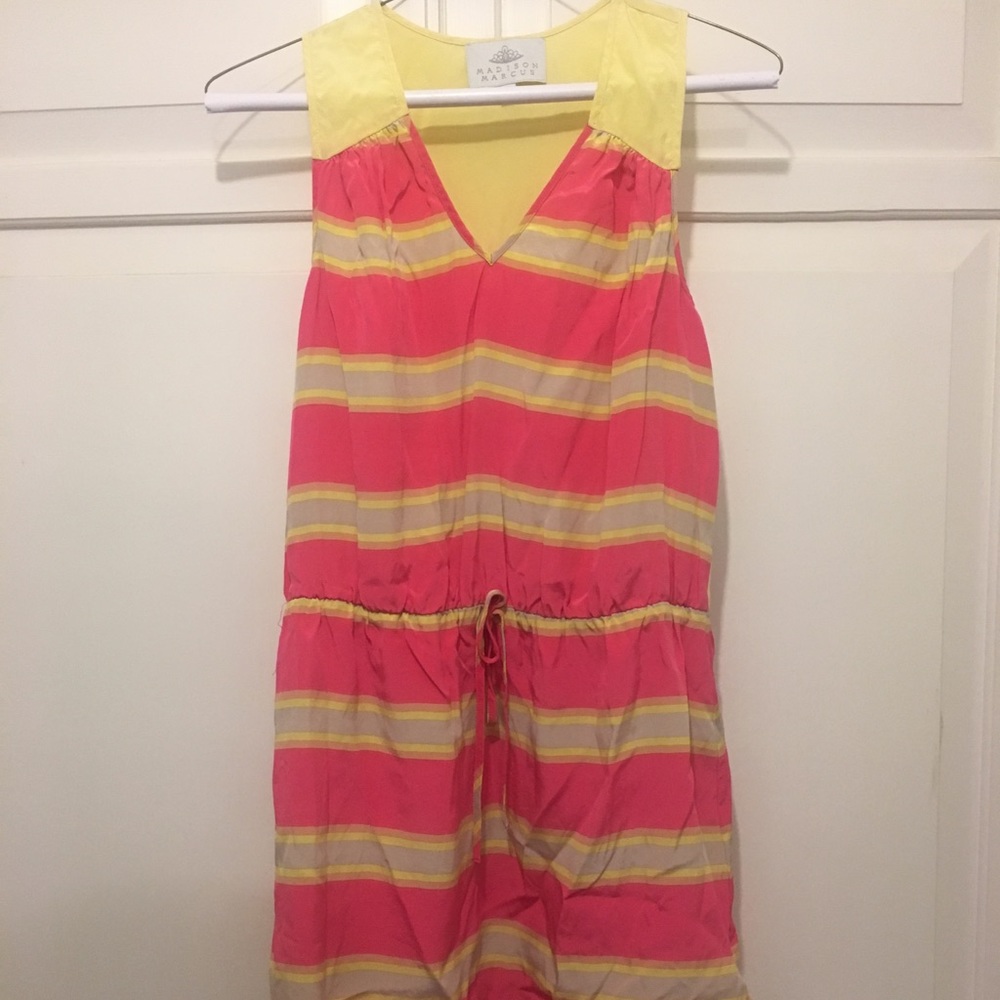 Madison Marcus - Pink/Yellow Dress (S)